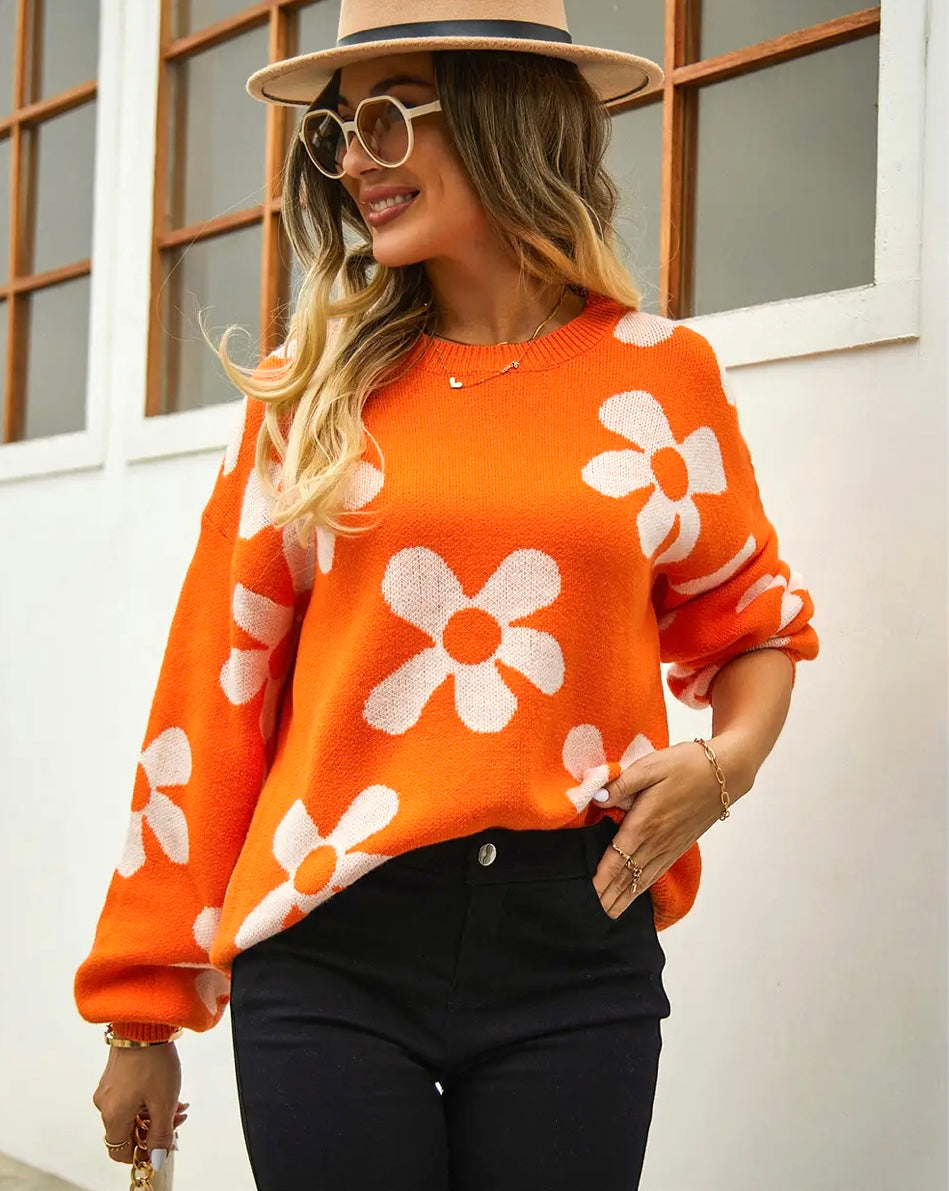 Flower sweater 90’s