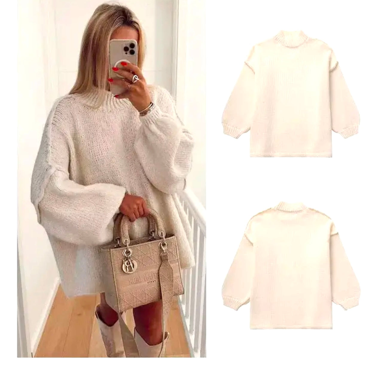 Women's Pullover round neck sweater