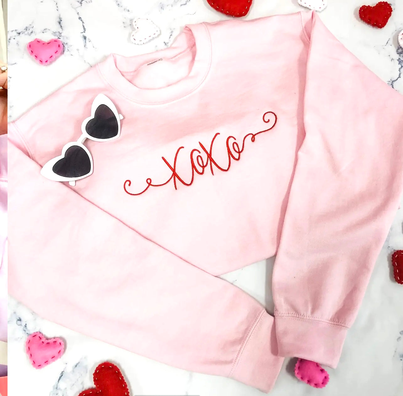 XOXO crewneck sweatshirt